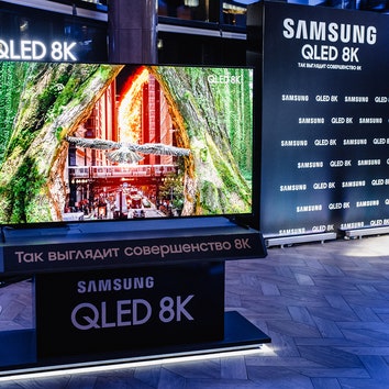 Эксклюзивная премьера телевизора с разрешением 8К от Samsung