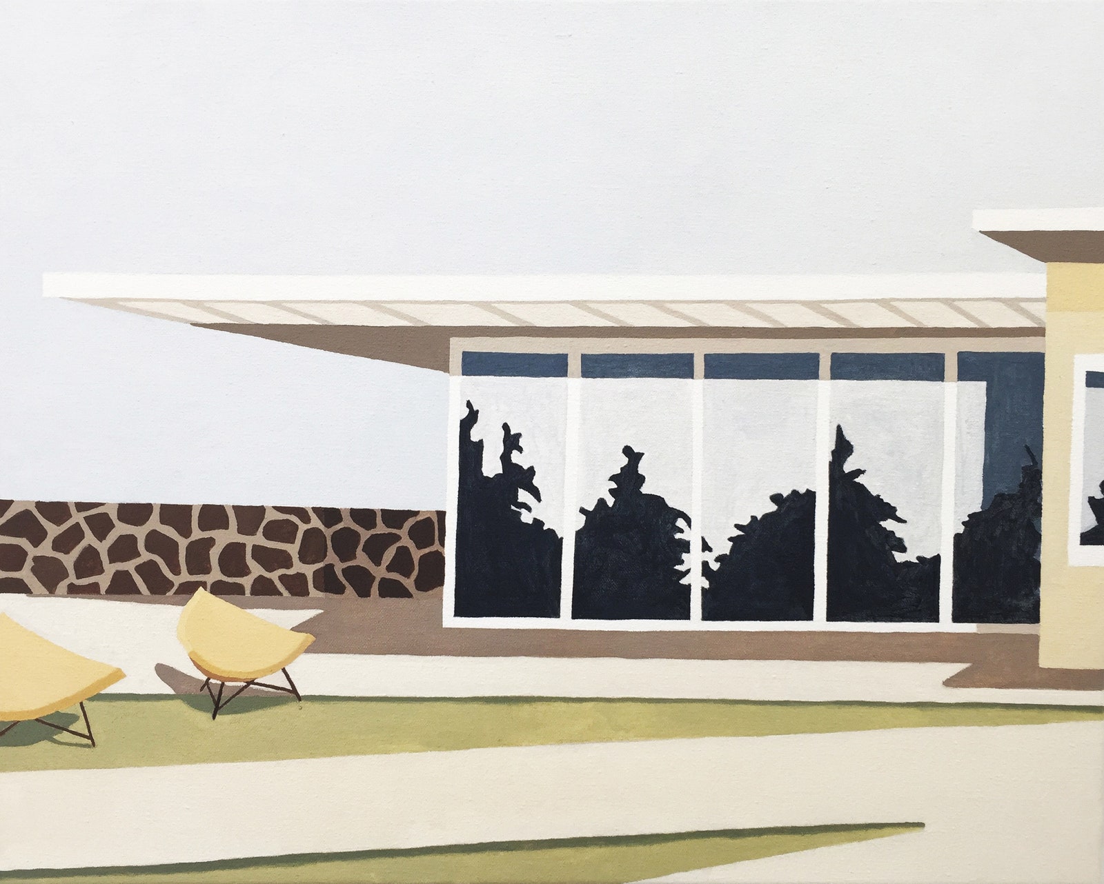 Модернистская архитектура США и Австралии на полотнах Элизы Госсе