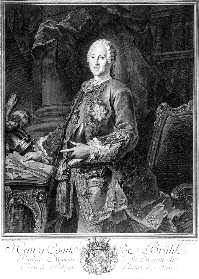 Граф Генрих фон Брюль .