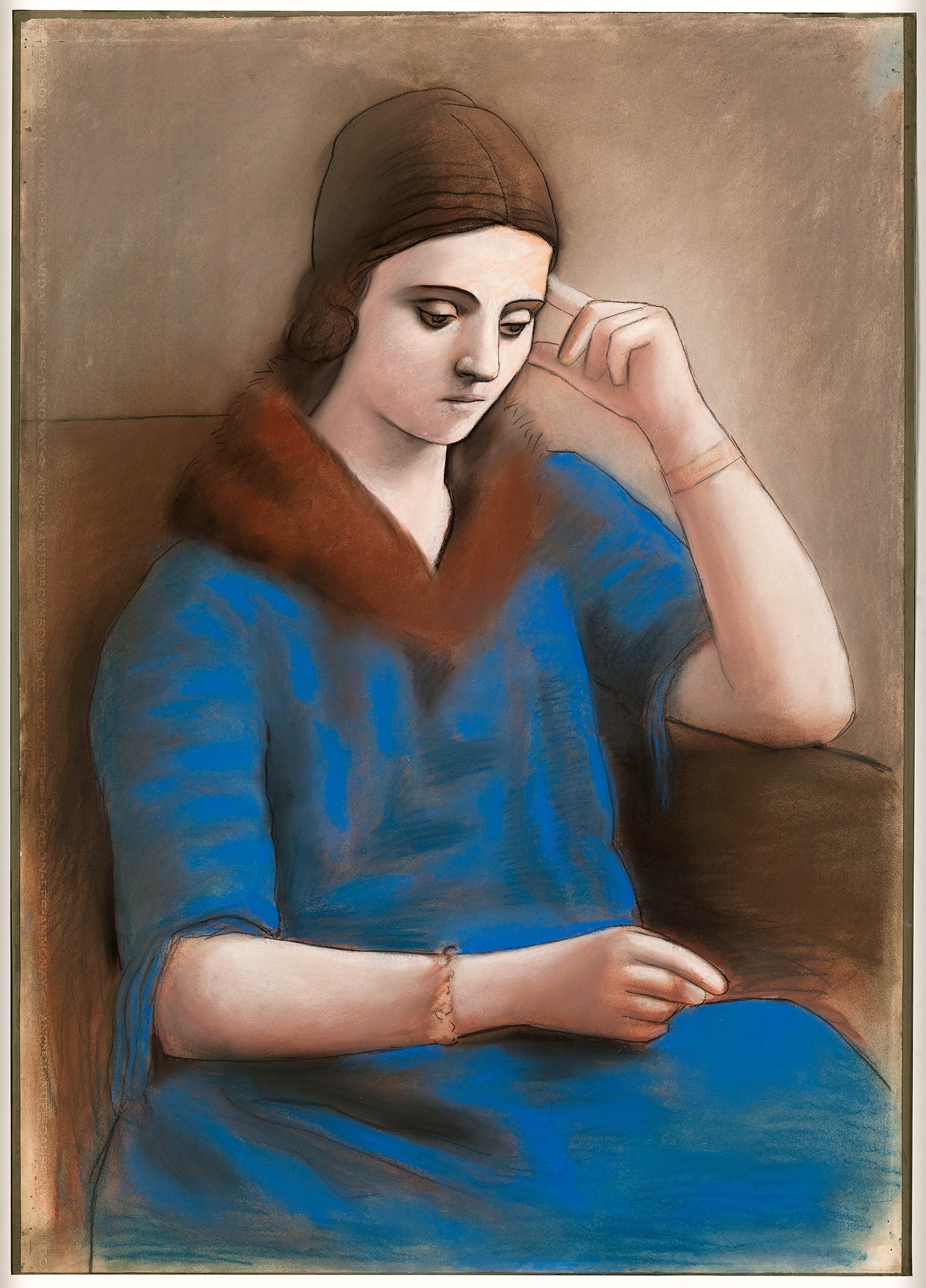“Задумчивая Ольга”. Париж зима 1923. Национальный музей Пикассо Париж.