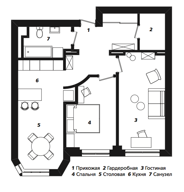 Квартира под сдачу в Краснодаре 60 м²