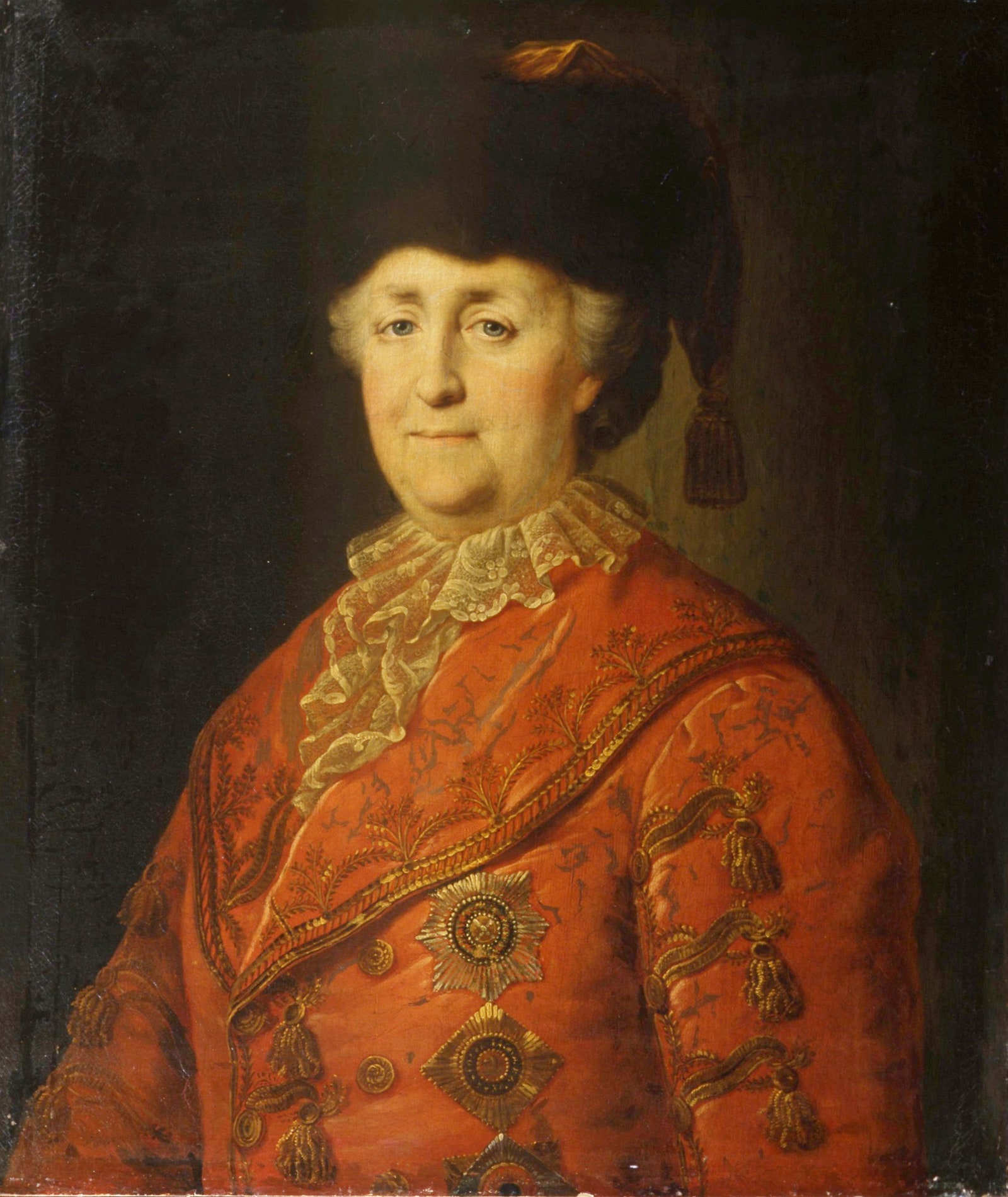 М. Шибанов. Портрет Екатерины II. XVIII век. Холст масло. ГМЗ “Гатчина”.