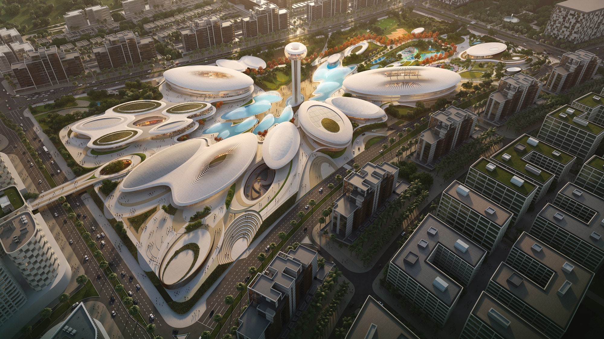Развлекательный центр в Шардже по проекту Zaha Hadid Architects