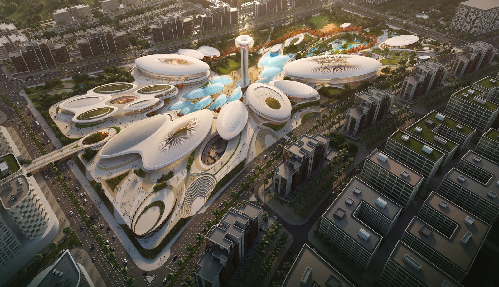 Развлекательный центр в Шардже по проекту Zaha Hadid Architects