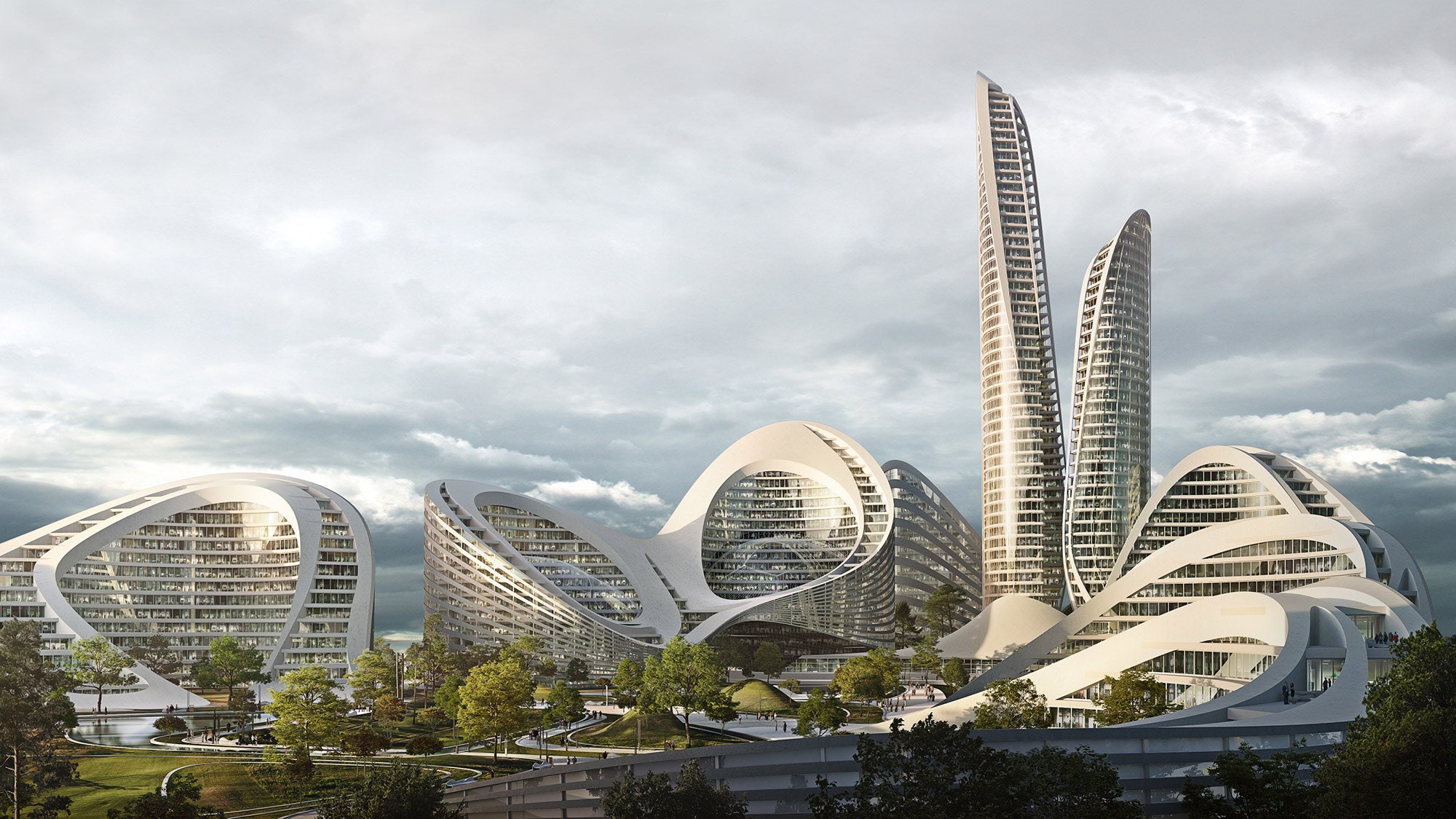 Бюро Zaha Hadid Architects построит новый район Москвы