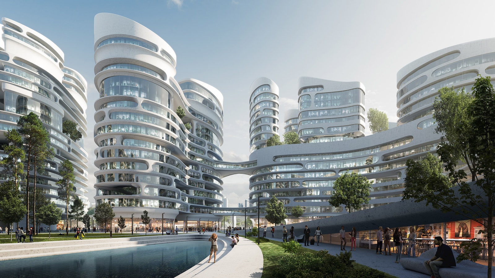 Бюро Zaha Hadid Architects построит новый район Москвы