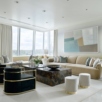 Квартира в высотке на Мосфильмовской улице по проекту Berphin Interior