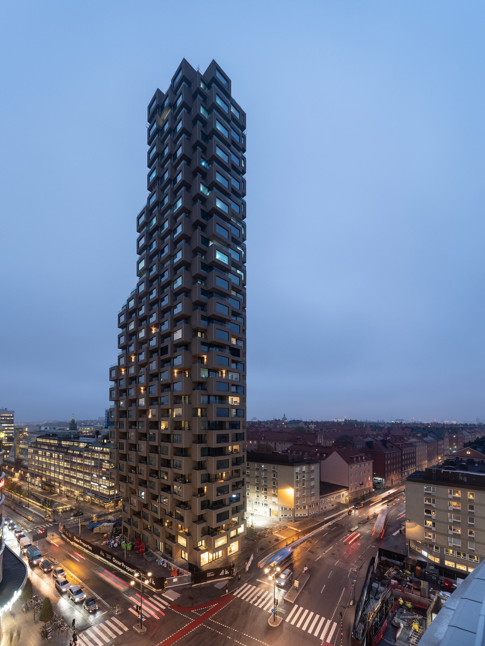 Многоквартирная башня от OMA в Стокгольме