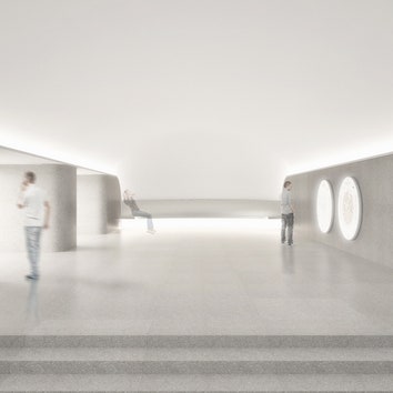 Дизайн новой станции метро "Шереметьевская" от бюро AI-architects