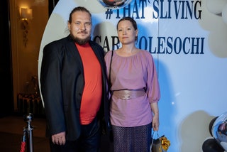 Дизайнер Ольга Осипова с супругом.
