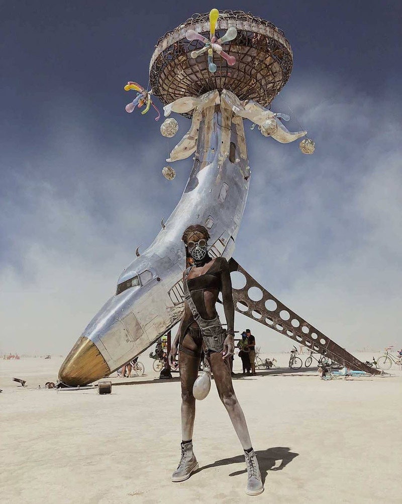 Burning Man 2018 фото инсталляций и артобъектов из инстаграма