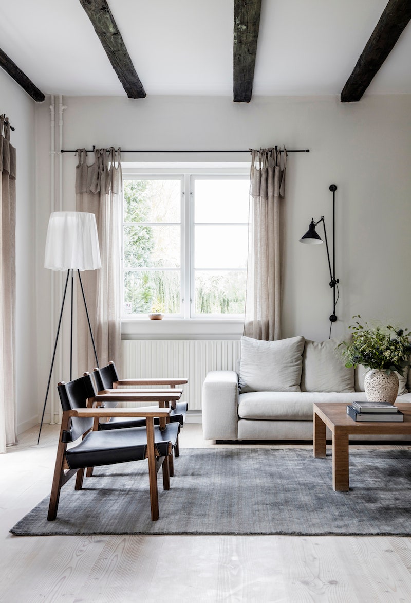 Белый цвет в интерьере фото дома в Копенгагене