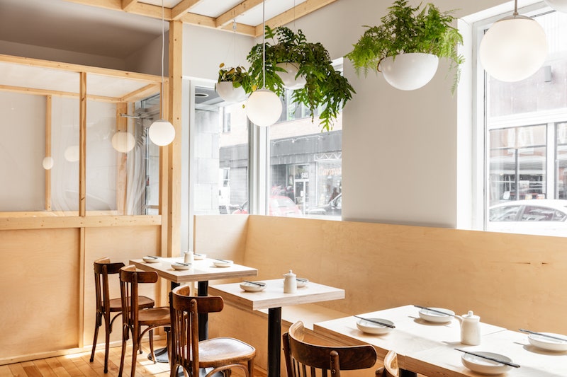 Винтаж и минимализм изящное японское кафе в Квебеке