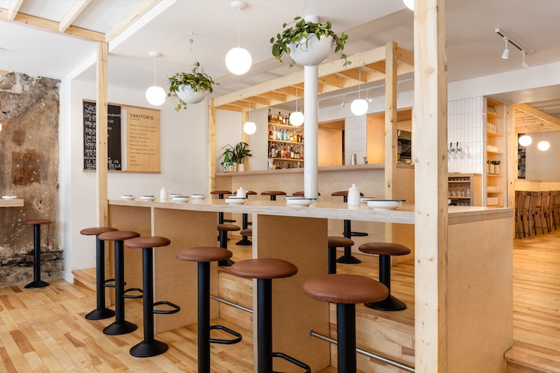 Винтаж и минимализм изящное японское кафе в Квебеке