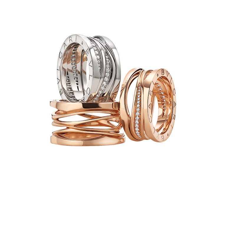 Кольца B.zero1 Design Legend белое золото бриллианты розовое золото розовое ­золото и бриллианты 2018 год.