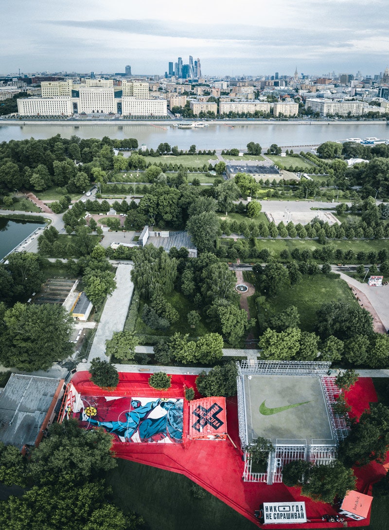 Спортивный центр Nike открылся в Парке Горького в Москве