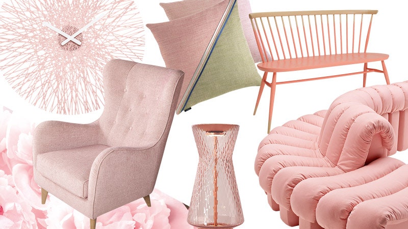 Тенденции дизайна розовый в интерьере