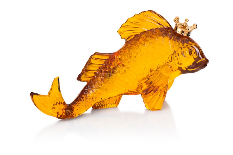 Скульптура “Золотая рыбка” Baccarat.