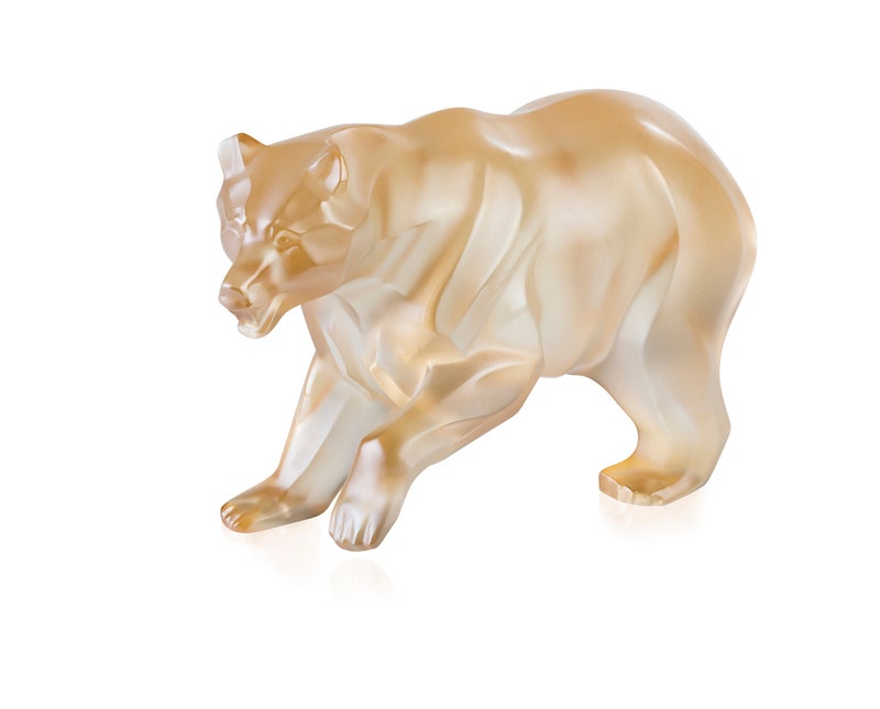 Скульптура “Медведь” Lalique.