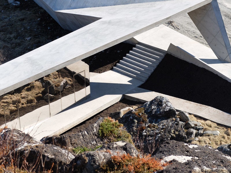 Придорожная зона отдыха в Норвегии от архитектурной студии Morfeus Arkitekter
