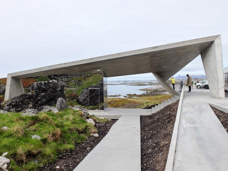 Придорожная зона отдыха в Норвегии от архитектурной студии Morfeus Arkitekter