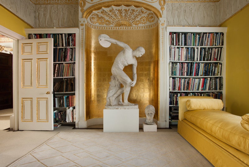 Фрагмент кабинета в венецианском палаццо оформленном Тимом Гослингом.