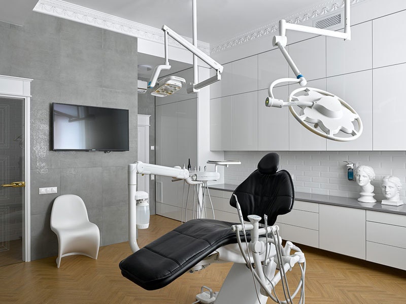 Стоматологическая клиника в Москве проект дизайнера Елены Авраменко