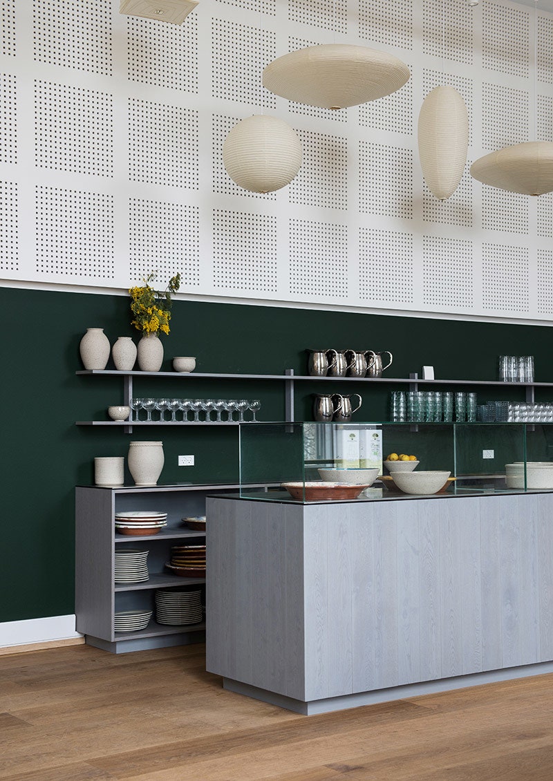 Кафе в Национальной галерее Копенгагена фото интерьеров оформленных Даном Во