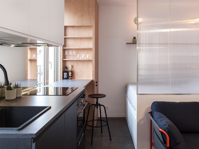 Маленькая квартира в Париже, 28 м²