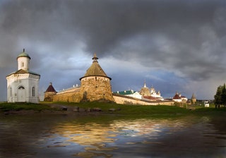 СпасоПреображенский Соловецкий монастырь Карелия.