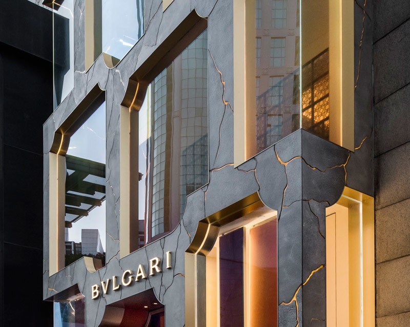Фасад флагманского бутика Bvlgari в КуалаЛумпуре разработало бюро MVRDV