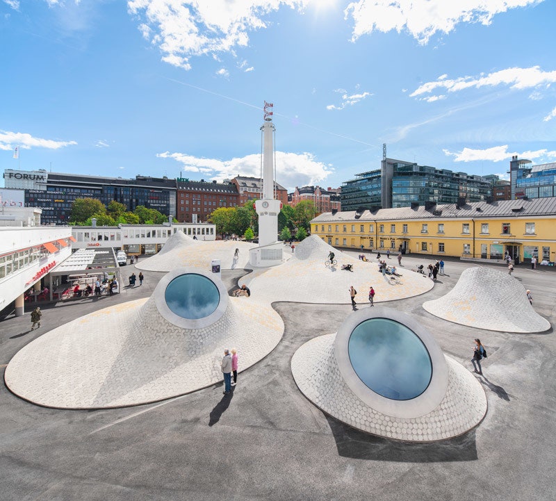 Новый музей Amos Rex в Хельсинки