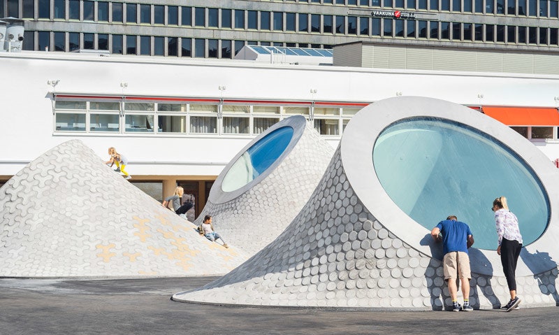 Новый музей Amos Rex в Хельсинки