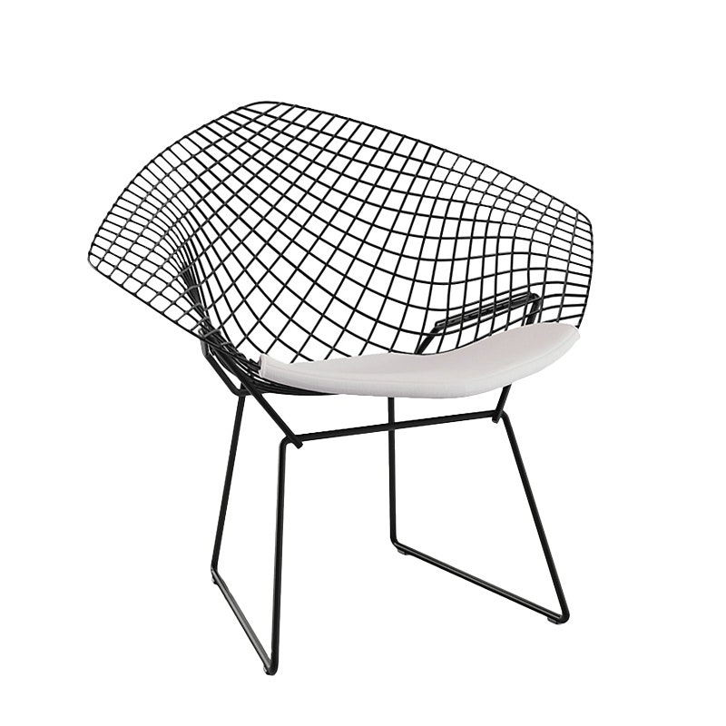 Кресло Diamond Chair металл дизайнер Гарри Бертойя Knoll.