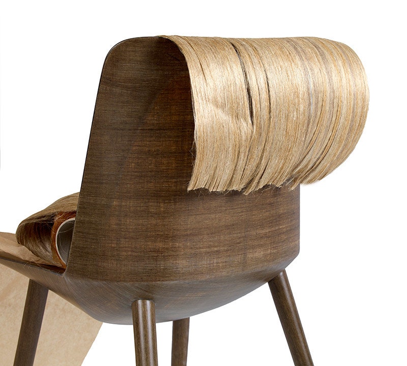 Стул Jinиз льняного волокна работа дизайнера Джина Курамото и шведской мебельной компании Offecct