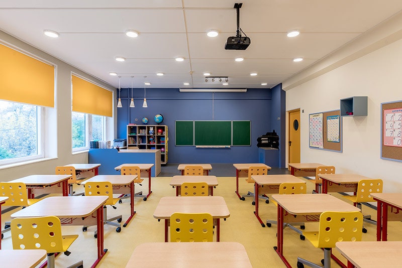 Дизайн кабинета начальных классов (64 фото)