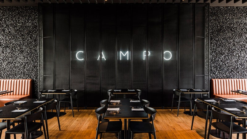 Мясной ресторан Campo Modern Grill в Вроцлаве работа дизайнеров из Buck Studio