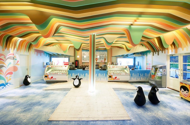 Яркие архитектурные проекты для детей детские сады центры магазин мороженого ресторан