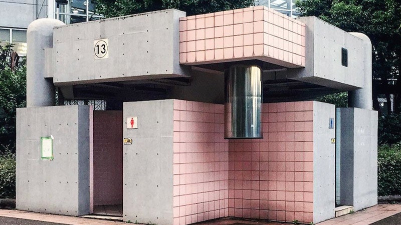 Общественные туалеты в Японии фото из инстаграма фотографа Хидефуми Накамуры