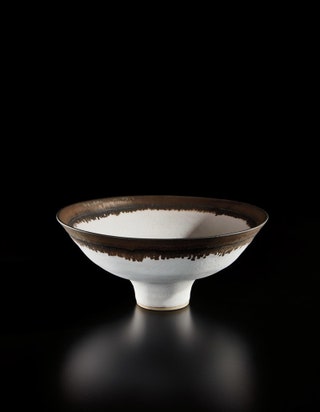 Lucie Rie Footed Bowl.