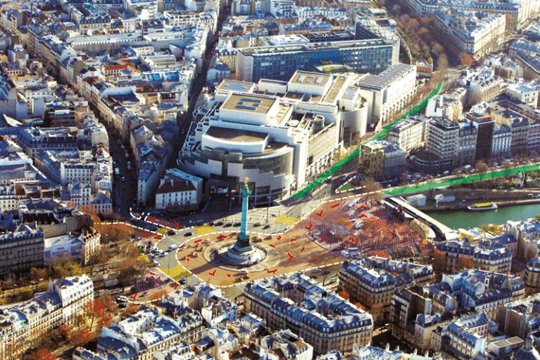 Проект реконструкции площади Бастилии.