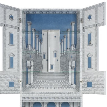 Новая коллекция Fornasetti: “Небесно-голубая архитектура”