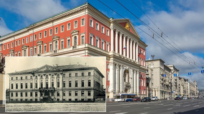 Перенос зданий в москве на тверской 1939