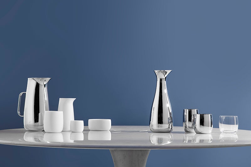 Норман Фостер создал для Stelton набор столовой посуды предназначенный для вечернего отдыха