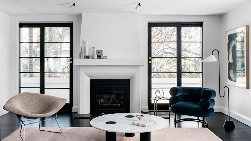 Чернобелый дизайн фото дома в Австралии