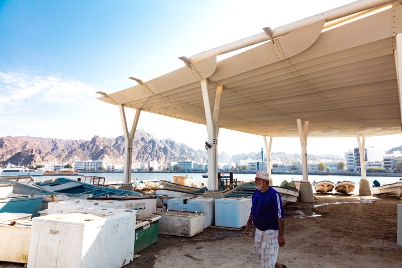 Рыбный рынок в Омане по проекту бюро Snøhetta фото проекта