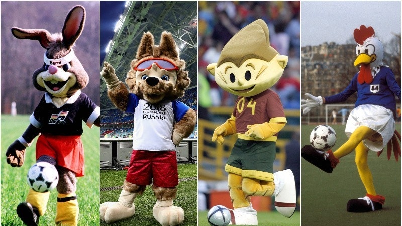Талисманы чемпионатов мира и Европы по футболу какие маскоты использовались в предыдущие годы