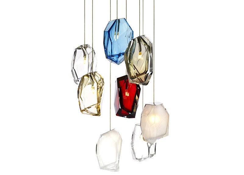 Подвесной светильник Crystal Rock Lasvit. Дизайнер Арик Леви. httpwww.osvet.rucataloglights19607