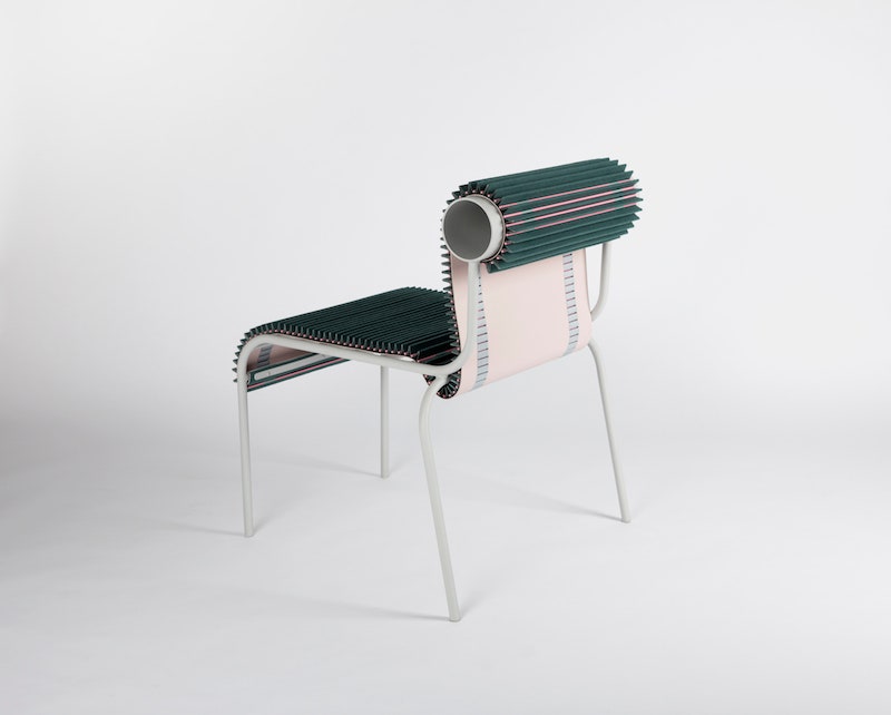 Плиссированные кресла от Йориса де Гроота мебель из нетканого материала колбэка