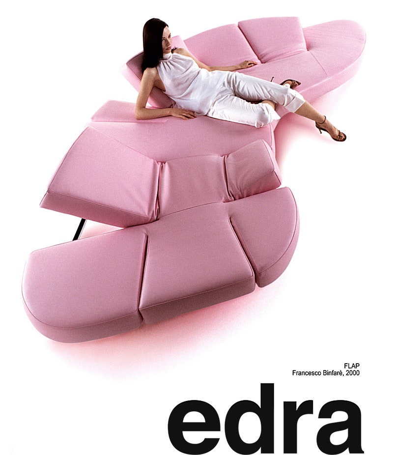 Мебельной компании Edra 30 лет история бренда и сотрудничества с иконами дизайна